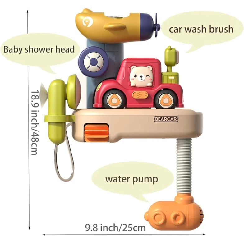 Игрушка для ванной 6017, с насадкой для душа, от 1 года Игрушка для ванной 6017, с насадкой для душа, от 1 года