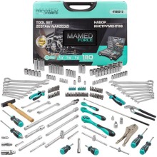 Alətlər dəsti MAMEDFORCE MF-41802-5, 180 hissə, 1/4