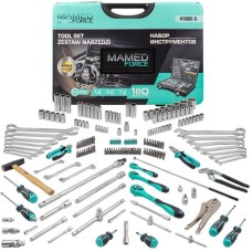 Alətlər dəsti MAMEDFORCE MF-41802-5, 180 hissə, 1/4