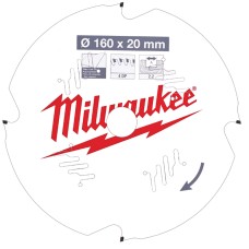 Fiber sement üzrə mişar disk Milwaukee CSB P FC 160 x 20 x 2.2 x 4D (4932471293)