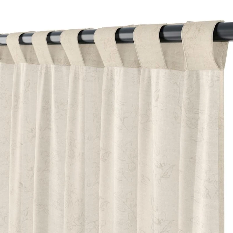 Pərdə JYSK Birkholm, 140х245 sm, poliester, bej Pərdə JYSK Birkholm, 140х245 sm, poliester, bej