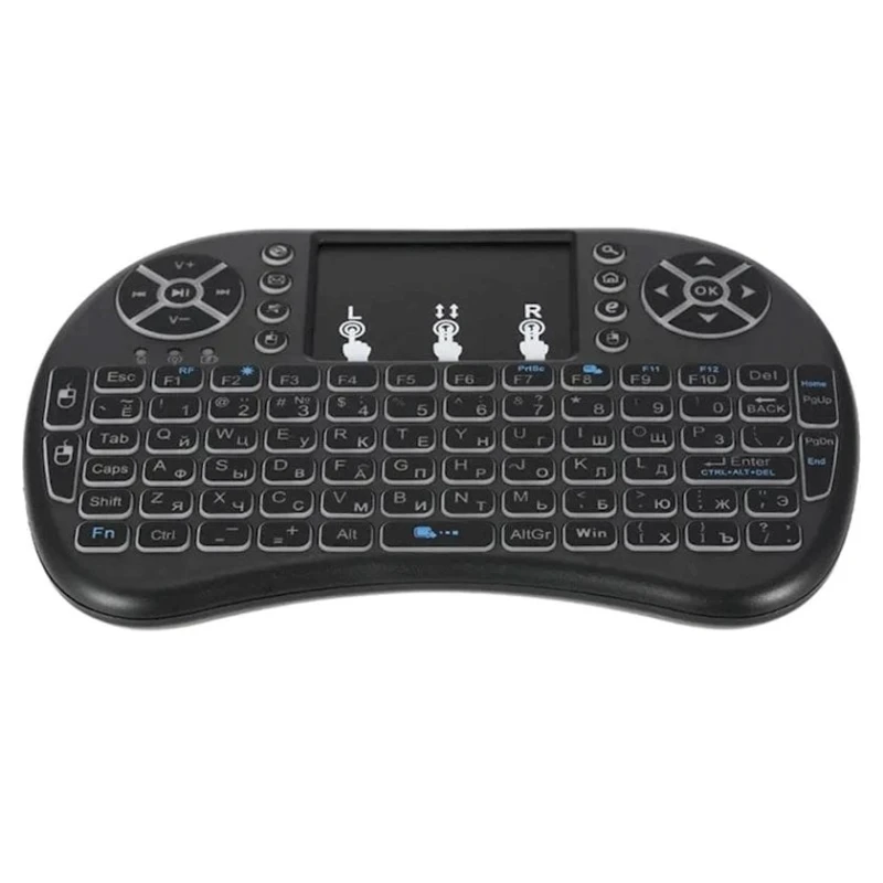Клавиатура 2.4GHZ Mini Wireless Keyboard with Touchpad Black Клавиатура 2.4GHZ Mini Wireless Keyboard with Touchpad Black