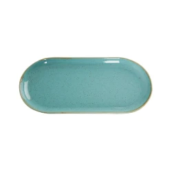 Блюдо Porland Seasons, фарфор, бирюзовое, 30 см Блюдо Porland Seasons, фарфор, бирюзовое, 30 см