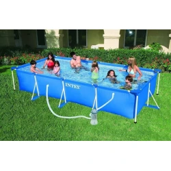 Karkaslı hovuz Intex 28274_2025, göy, 450х220х84 sm, 7127 l