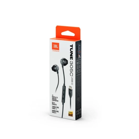 Наушники-гарнитура JBL Tune 305C Black