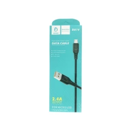 Kabel Denmen D01V Micro USB Black