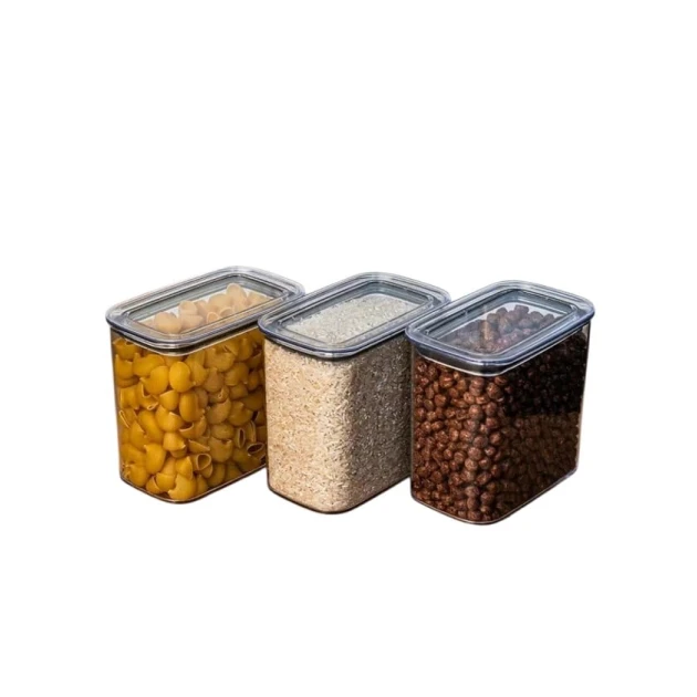 Контейнер для хранения продуктов SS-364, прозрачный, пластик, 1500 мл, 3 шт