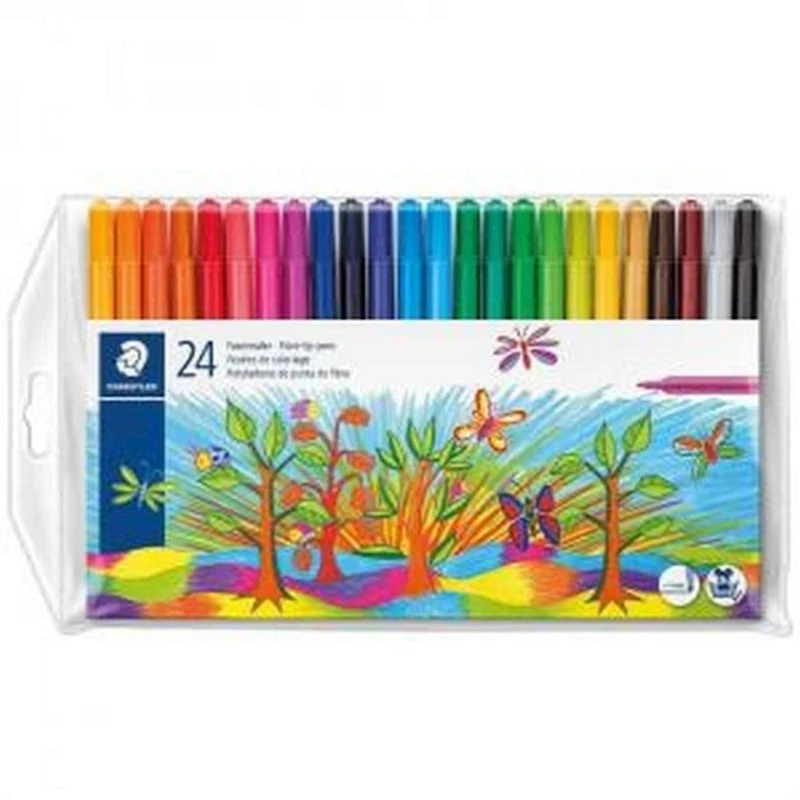 Набор фломастеров Staedtler Noris, 24шт, 1 мм Набор фломастеров Staedtler Noris, 24шт, 1 мм