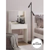 Туалетный столик 130x40x65 см, ЛДСП, белый Туалетный столик 130x40x65 см, ЛДСП, белый