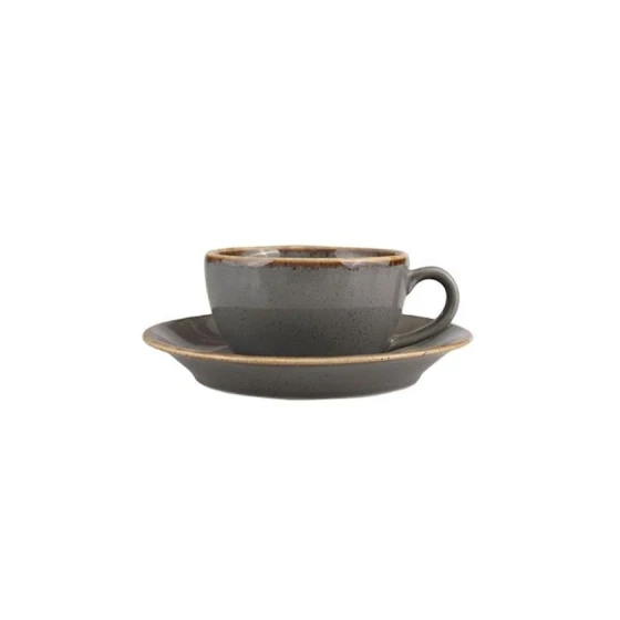 Чайная пара Porland Seasons 04ALM002595, 250 мл, серая Чайная пара Porland Seasons 04ALM002595, 250 мл, серая