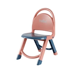 Детский стул с подставкой для ног UM001000773, 52х41х30 см, пластик, розовый/синий Детский стул с подставкой для ног UM001000773, 52х41х30 см, пластик, розовый/синий