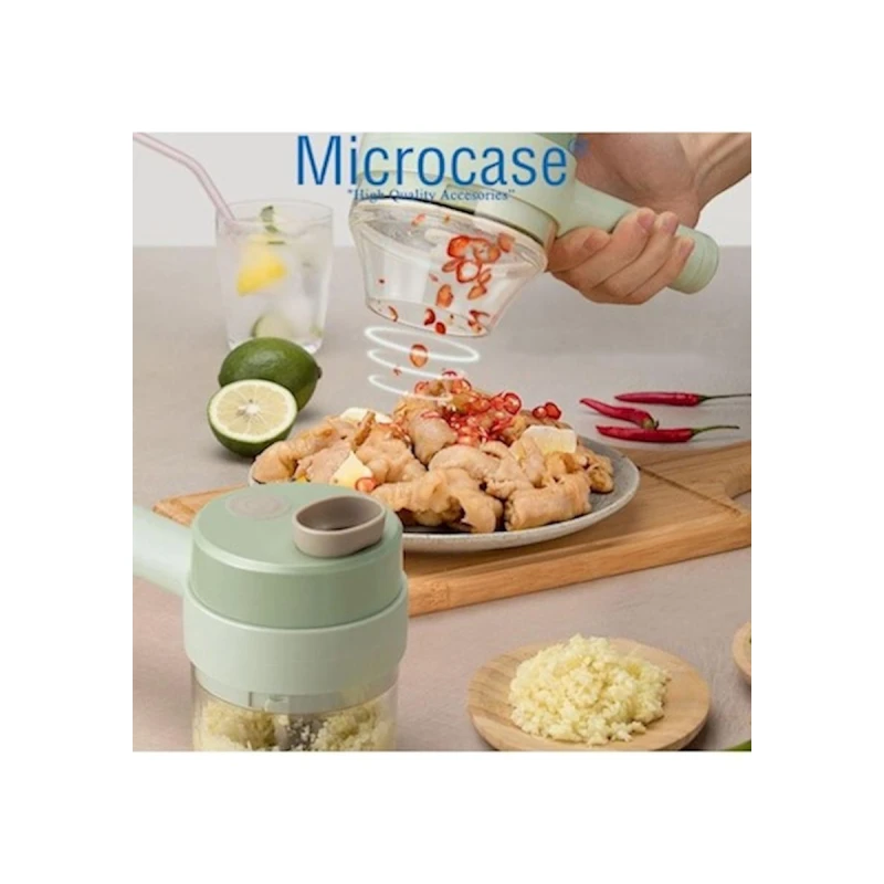 Elektron tərəvəz kəsici Mikrocase MA-GH115, plastik, yaşıl Elektron tərəvəz kəsici Mikrocase MA-GH115, plastik, yaşıl