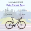 Шоссейный велосипед Cube Nuroad Race 680200 размер М, 56 см, черный/серый