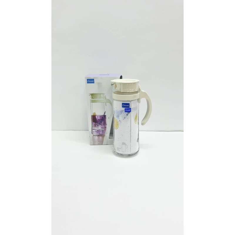 Кувшин Ocean Patio, белый/прозрачный, 1265 мл Кувшин Ocean Patio, белый/прозрачный, 1265 мл