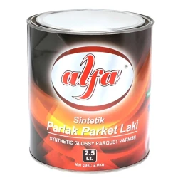 Parket lakı Alfa sintetik, parlaq, 2.5 l