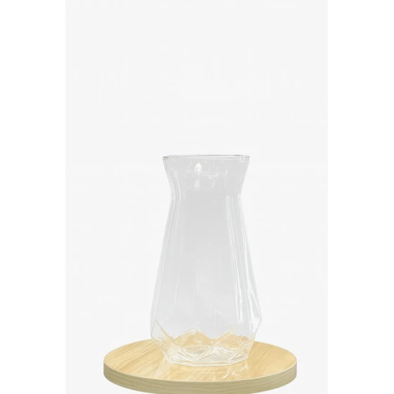 Ваза Plateon0037, стекло, прозрачная, 20 см Ваза Plateon0037, стекло, прозрачная, 20 см