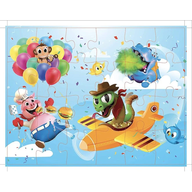 Настольная игра Rattlesnake Jake, пазл 24 элемента Настольная игра Rattlesnake Jake, пазл 24 элемента