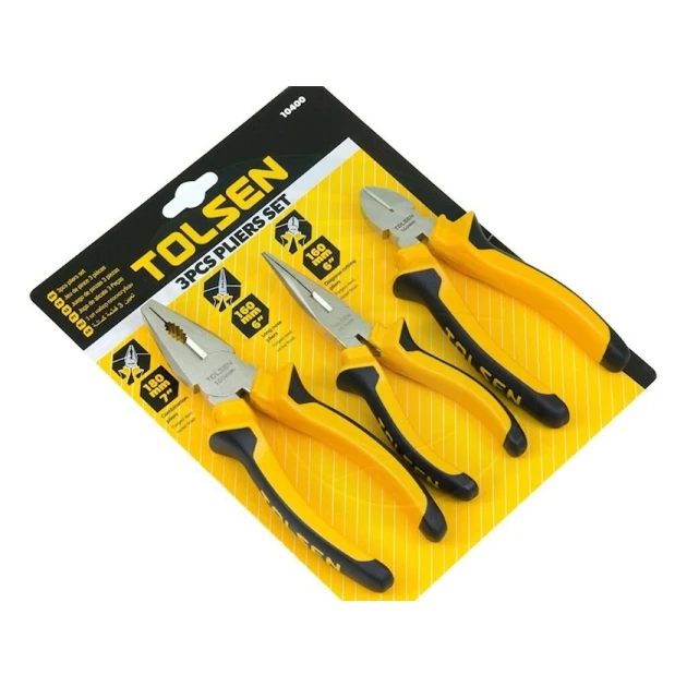 Набор плоскогубцев Tolsen 10400, 3 шт. Набор плоскогубцев Tolsen 10400, 3 шт.