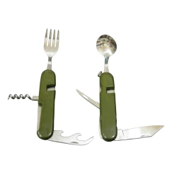Düşərgə süfrə ləvazimatları dəsti F35-ag-398, yaşıl Düşərgə süfrə ləvazimatları dəsti F35-ag-398, yaşıl