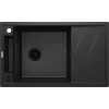 Кухонная мойка Deante Magnetic ZRM_G113, гранит, черная, 82x50x21.9 см