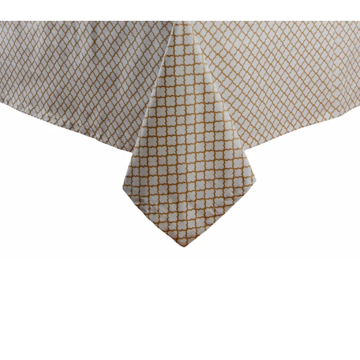 Süfrə Porland Morocco 04STY001515, düzbucaq, pambıq/poliester, 175x260 sm, bej