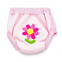 Тренировочные нижнее бельё BabyJem Soft, 2 лет, розовое с цветком