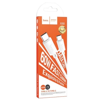 Enerji toplama cihazı Hoco C135a White və hədiyyə Hoco X88 cable Type-C To Type-C