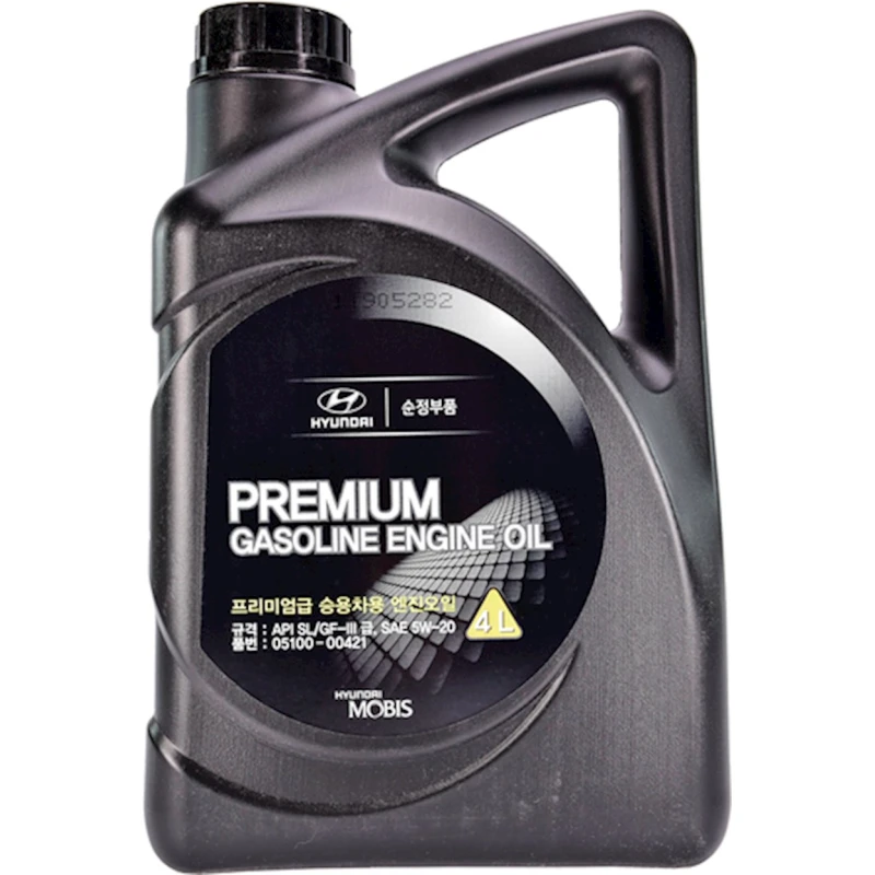Motor yağı Mobis Hyundai/Kia Premium Gasoline 5W-20 4 l