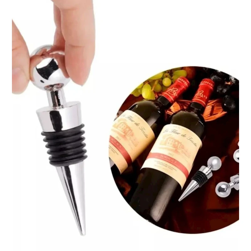 Şərab üçün tıxac MH337623, gümüşü Şərab üçün tıxac MH337623, gümüşü