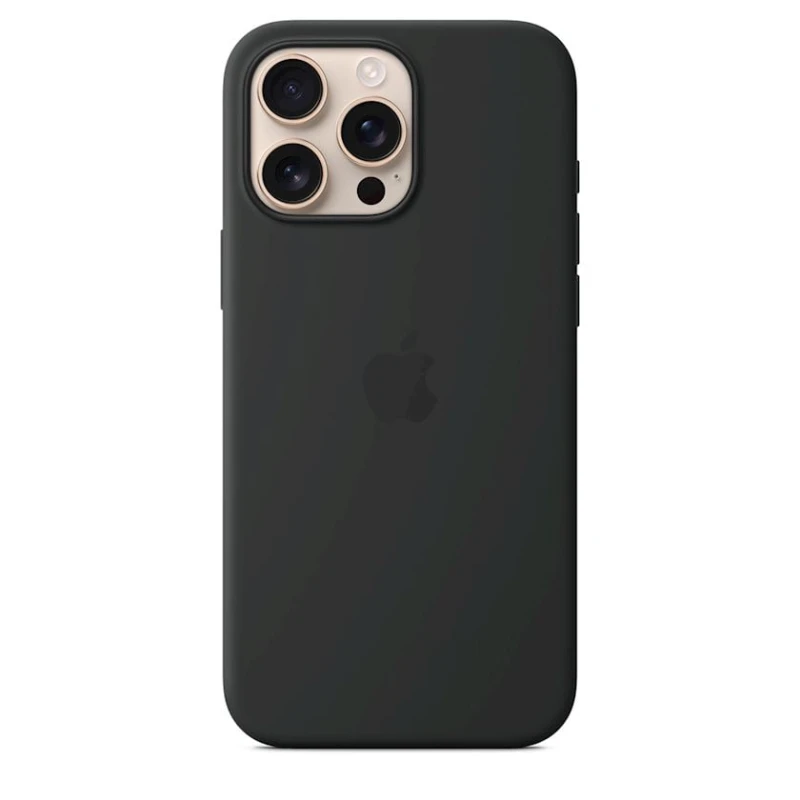 Чехол Apple Silicone Case with MagSafe для iPhone 16 Pro Max Black (Официальная гарантия)