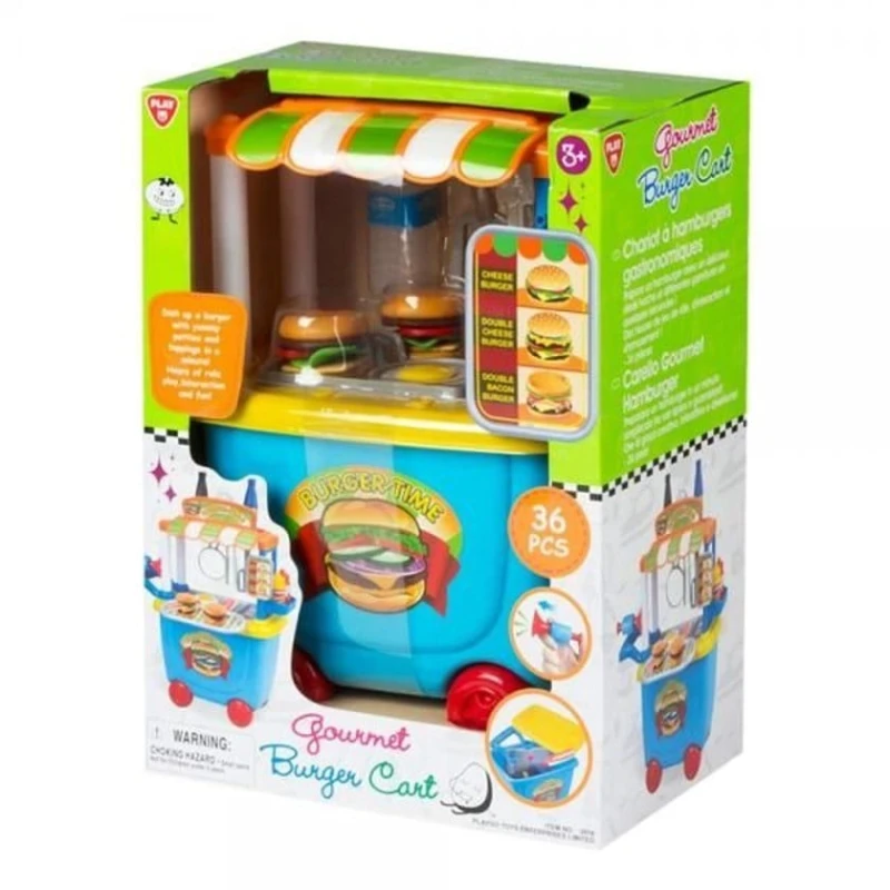 Игровой набор PlayGo Gourmet Burger Cart