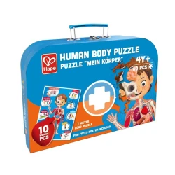 Пазл Hape Human Body Puzzle, 100x50x2.3 см, разноцветный Пазл Hape Human Body Puzzle, 100x50x2.3 см, разноцветный