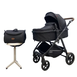 Детская коляска Kidilo K08-azr915, черная