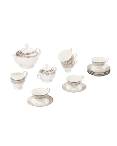 Çay dəsti Gipfel Argento 40989, 6 nəfərlik 15 məhsul, fincan 200 ml, 6 ədəd