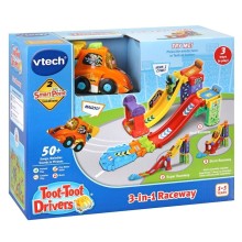 Avtotrek VTech Toot-Toot Drivers 3-in-1 Raceway 80-527503, 1-5 yaş
