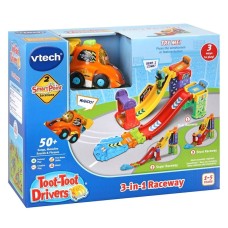 Avtotrek VTech Toot-Toot Drivers 3-in-1 Raceway 80-527503, 1-5 yaş