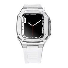 Qayış və çexol SW710 Apple Watch 44/45mm üçün White/Silver