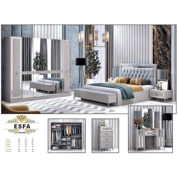 Спальный гарнитур Stil Esfa Nehir SM-159 Спальный гарнитур Stil Esfa Nehir SM-159