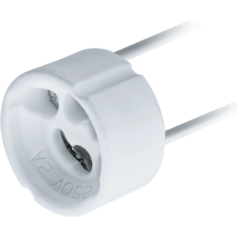 Патрон электрический Navigator NLH-CL-GU10, Керамика, Белый Патрон электрический Navigator NLH-CL-GU10, Керамика, Белый