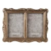 Фоторамка Clayre & Eef 2F0826, 10x15 см, на 2 фото, золотистый Фоторамка Clayre & Eef 2F0826, 10x15 см, на 2 фото, золотистый