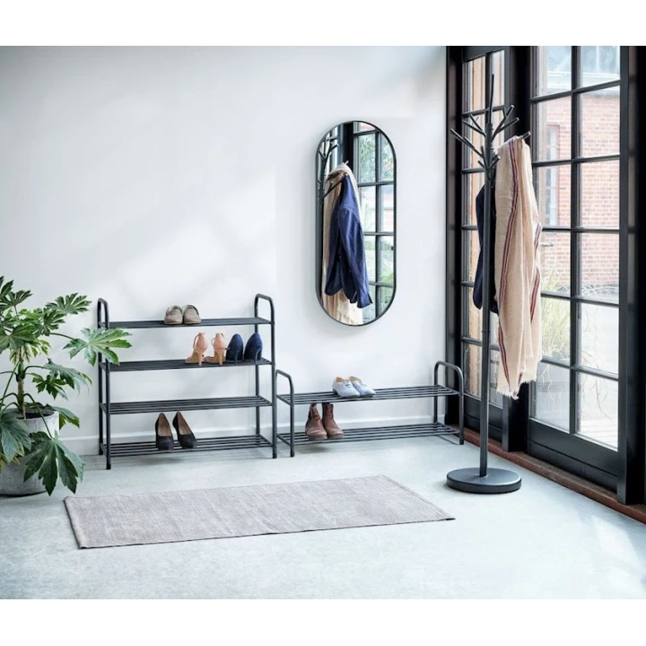 Подставка для обуви JYSK Hals, 82x78x35 см, черная Подставка для обуви JYSK Hals, 82x78x35 см, черная