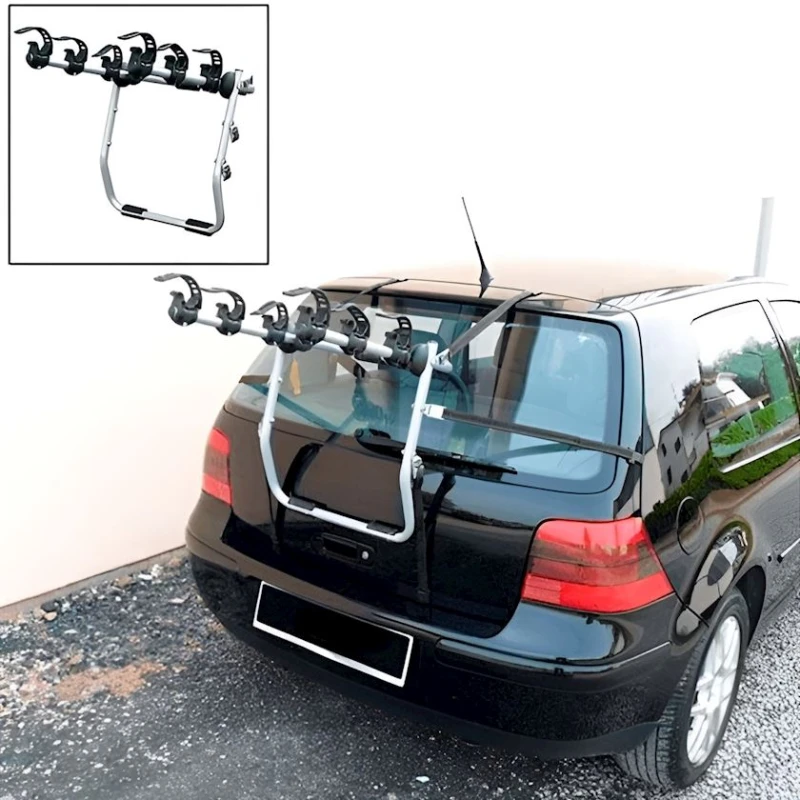 Velosiped üçün tutacaq Soporte Universal 3 Bicicletas Para Coche, 55x70 sm