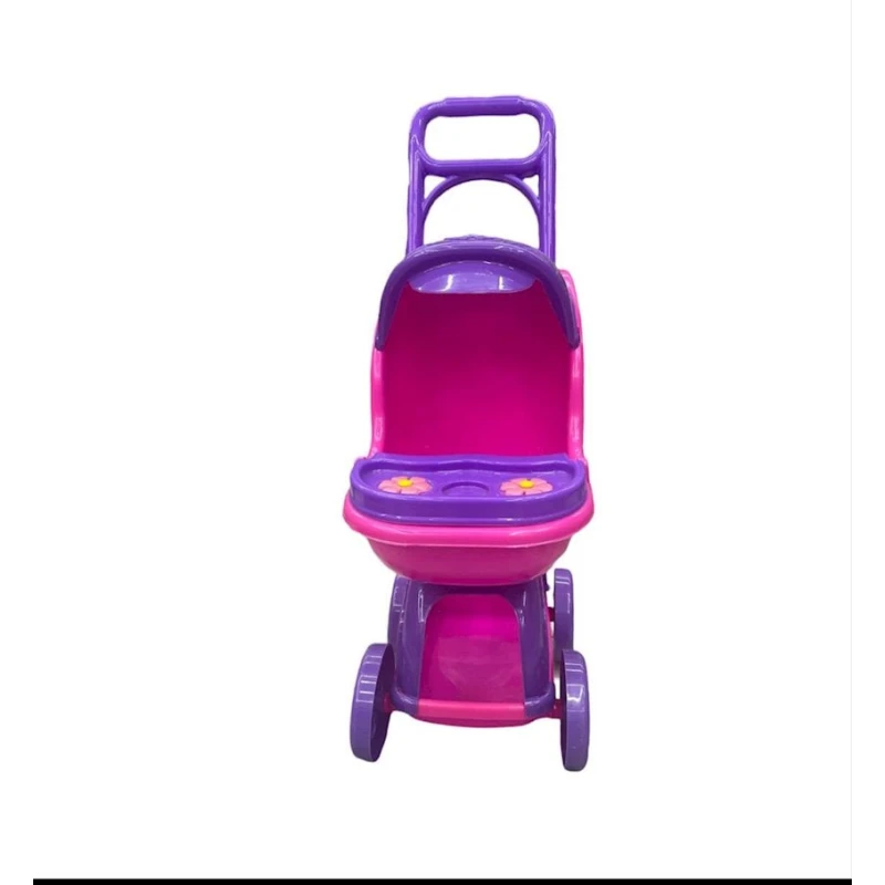 Коляска для кукол 002874U, 25x30x70 см, розовая Коляска для кукол 002874U, 25x30x70 см, розовая