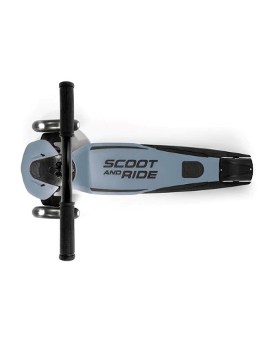 Samokat Scoot&Ride, qara/göy, 58x26x62.5 sm