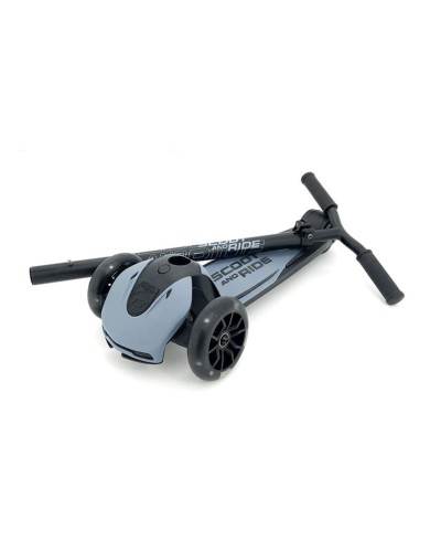 Samokat Scoot&Ride, qara/göy, 58x26x62.5 sm