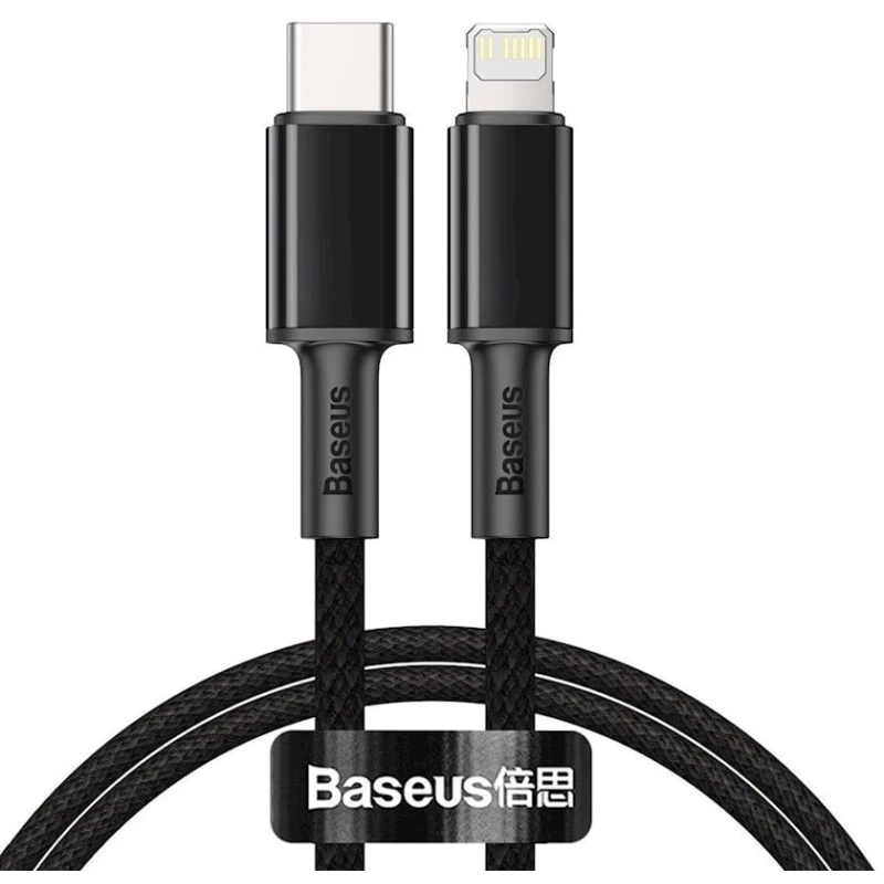 Kabel USB Baseus High Density Braided Fast Charging Cable Type-C/Lightning 20 W 2 m