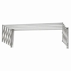 Paltar üçün quruducu UM001001043, asma, 150х30х24 sm, alüminium, gümüşü