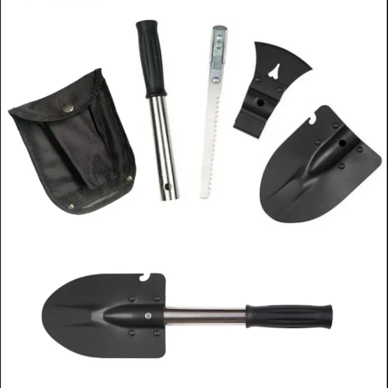 Туристический набор инструментов Andoutdoor C905, 47 см, нержавеющая сталь, черный