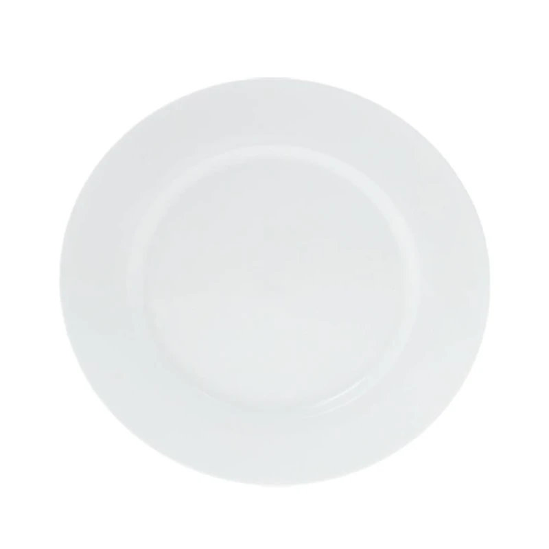 Тарелка обеденная Wilmax круг, 28 см, фарфор, белый
