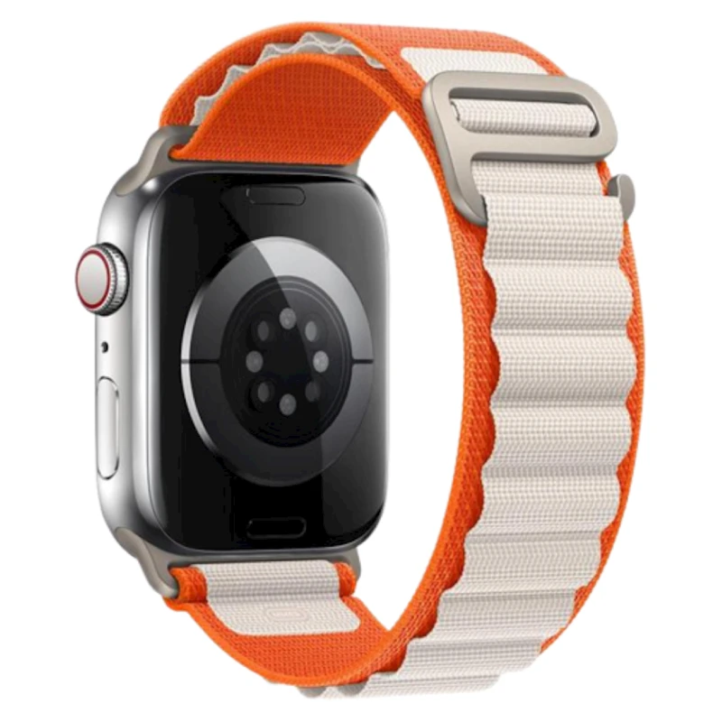 Ремешок SW395 для Apple Watch 42/44/45/49 мм Orange/White